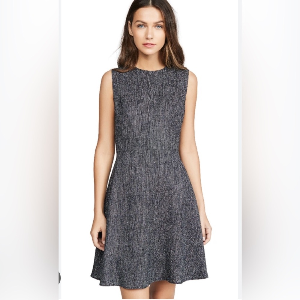 Theory woven linen blend dress size 6